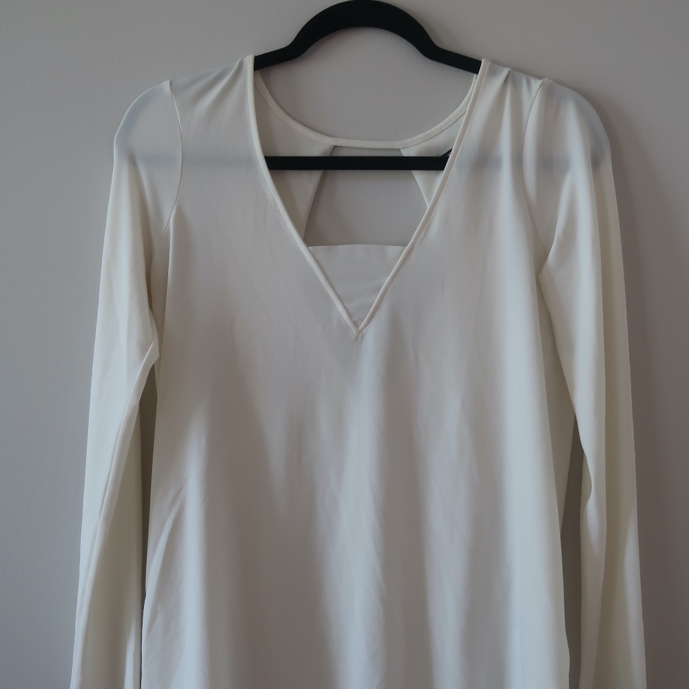 Express open back long sleeve shirt